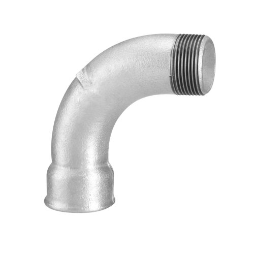 tupy galvanized long sweep bend 1 malleable iron pipe fittings خرید خم چپقی توپی گالوانیزه دنده ای چدن چکش خوار توپی ساخت برزیل TUPY BSP