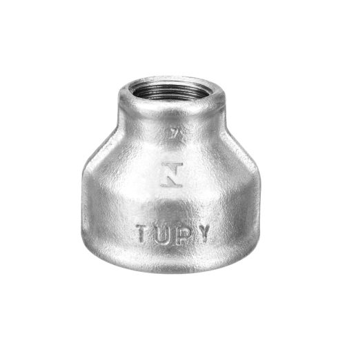 tupy galvanized reducing socket 240 malleable iron pipe fittings خرید بوشن تبدیلی گالوانیزه دنده ای چدن چکش خوار توپی ساخت برزیل TUPY BSP