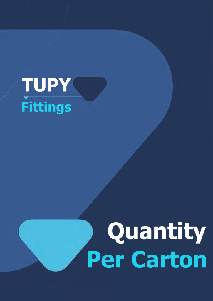Tupy Quantity Per Carton لیست تعداد در کارتن اتصالات توپی برزیل