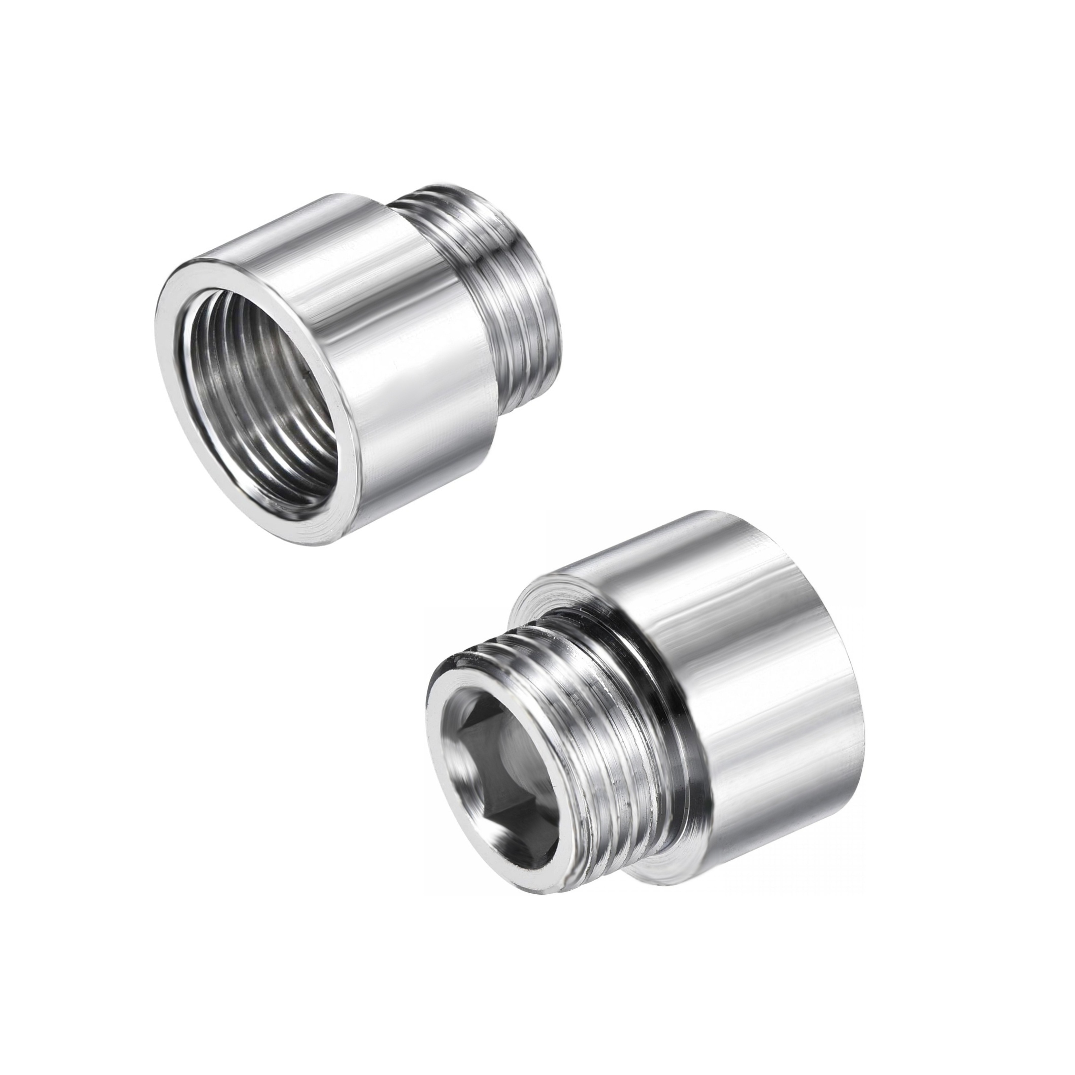 روپیچ توپیچ فولادی کروم گرد آلن خور ۱/۲ اینچ در ۱۵ میلیمتر