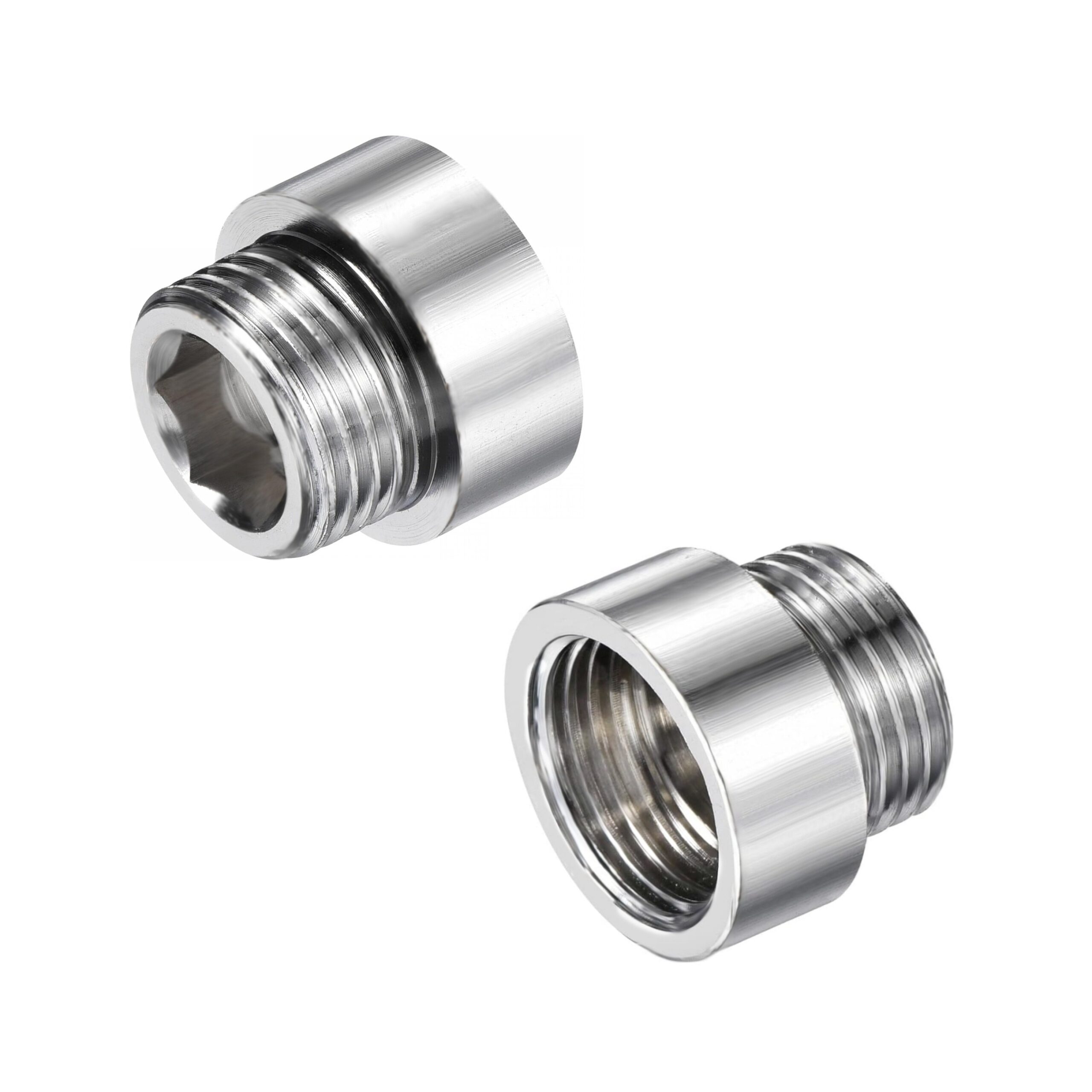 روپیچ توپیچ فولادی کروم گرد آلن خور ۱/۲ اینچ در ۱۰ میلیمتر