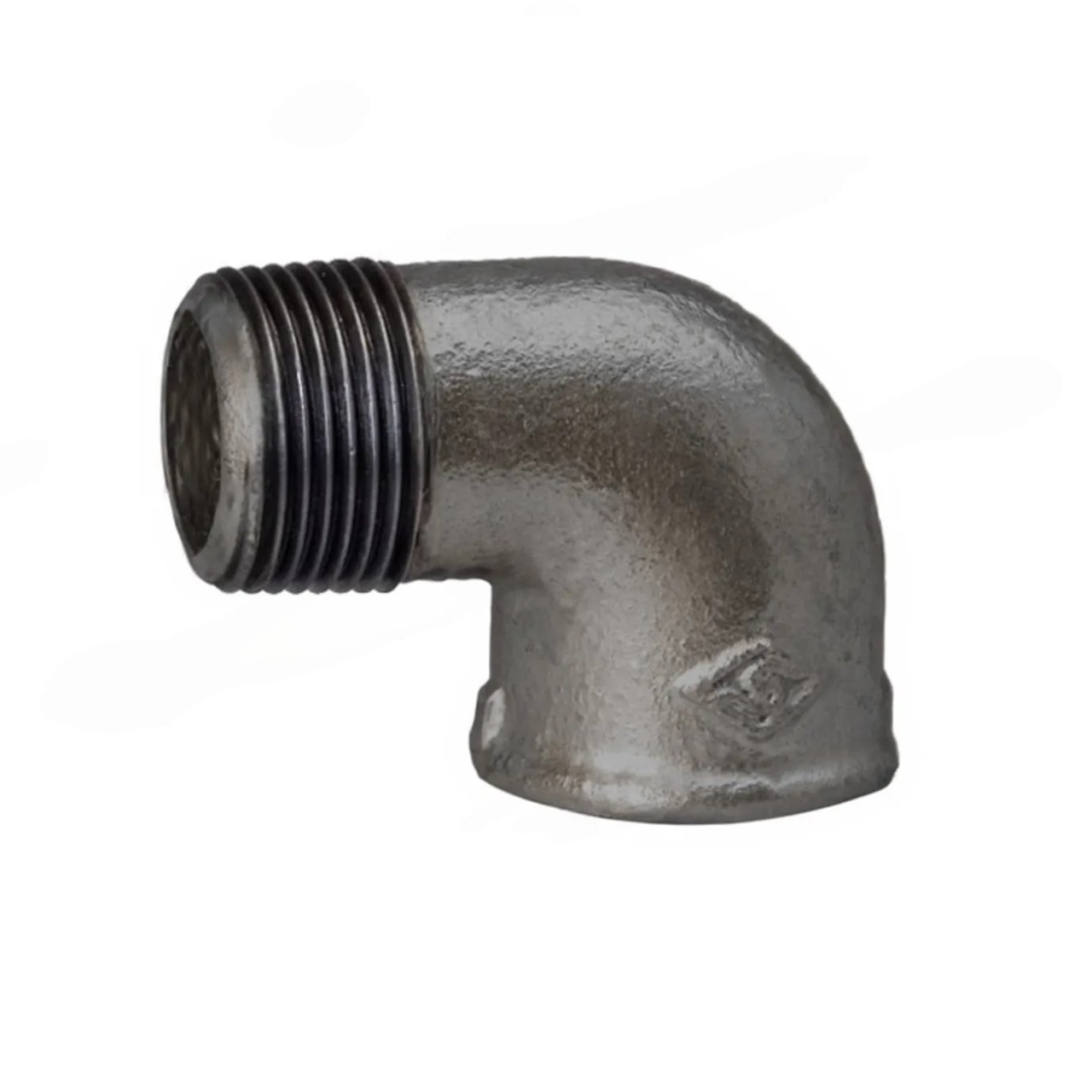 خرید چپقی ۹۰ درجه سیاه دنده ای چدن چکش خوار مک ساخت چین