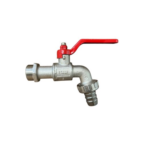 شیر حیاطی برنجی دسته گازی سایز ۳/۴ اینچ ITAP ایتالیا مناسب لوله‌کشی فضای باز